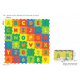 Podlahová podložka s 36 puzzle pro děti od 10 m + odnímatelná čísla a písmena + EVA pěna + jasné barvy