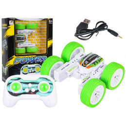 Vozidlo R/C POWER STUNT 1:32 Zelené Vozidlo R/C POWER STUNT 1:32 Zelené