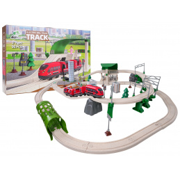 Vláček Město s funkcí světel a zvuků 89ks.