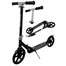 R-Sport Velká skládací koloběžka H5 do 100 kg Černá