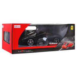 Ferrari LaFerrari Aperta černé RASTAR 1:14 model auta na dálkové ovládání + 2,4 GHz dálkové ovládání