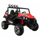 Dětská terénní buggy Grand Lift Červená + pohon 4x4 + dálkové ovládání + nosič zavazadel + rádio MP3 + LED dioda