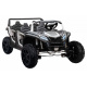 Čtyřmístná bugina ATV RACING UTV2000 s li-ion baterií Bílá