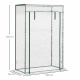 Linder Exclusiv Zahradní fóliovník MC4300 150x50x100 cm