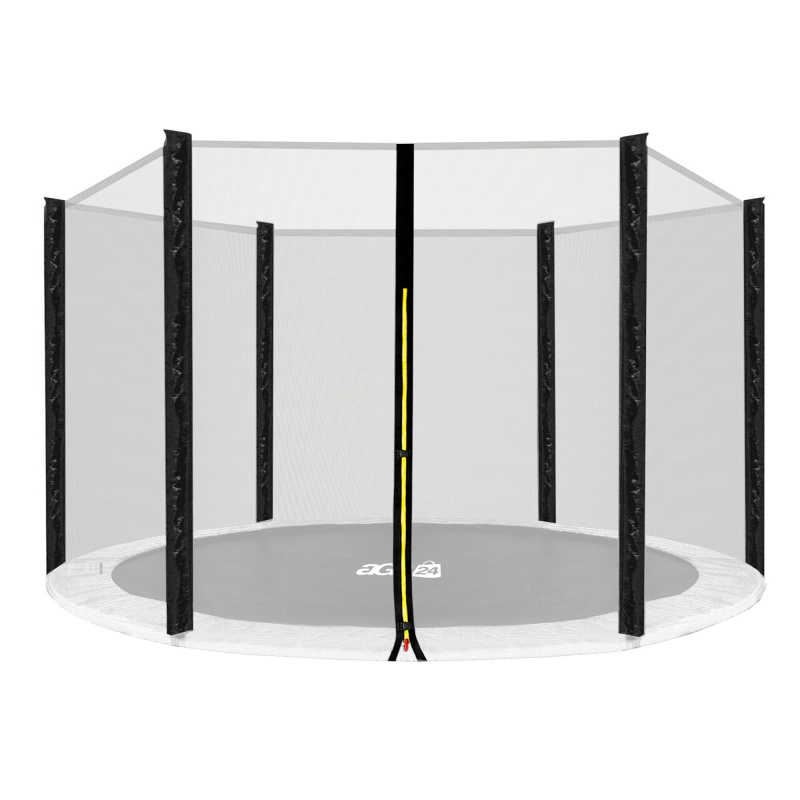 Aga Ochranná síť 275 cm na 6 tyčí Černá síť / Černá