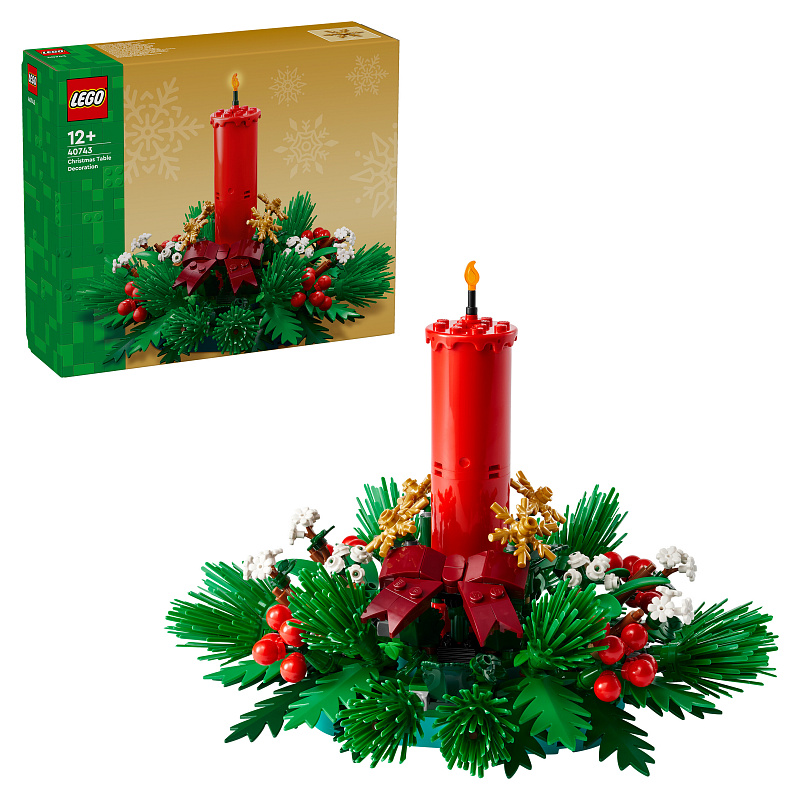 LEGO® Iconic 40743 Vánoční dekorace na stůl