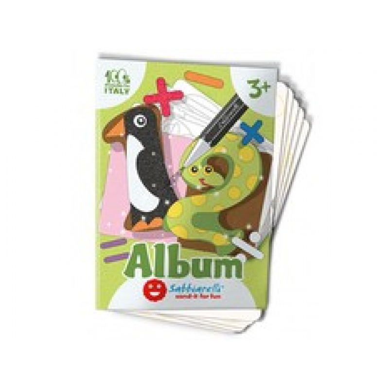 SABBIARELLI Pískové omalovánky Čísla 3+