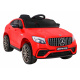 Mercedes Benz GLC63S pro děti Červený + dálkové ovládání + pohon 4x4 + MP3 LED + EVA + pomalý start