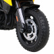 BMW F850 GS Dětský motocykl na baterie žlutý + asistenční kolečka + LED audio + pomalý start + EVA