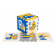 9 Puzzle Vozidla podložka pro děti 10m+ EVA pěna + skládačka vozidel + skládání 3D figurek