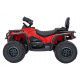 Quad Can Am Outlander ATV s Pilotem Červený