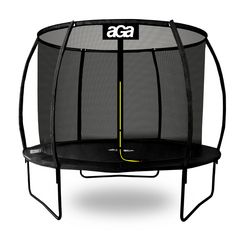 Aga SPORT EXCLUSIVE Trampolína 180 cm Černá + ochranná síť