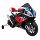 Dětská bateriová motorka BMW HP4 Červená + pomocná kola + pomalý start + EVA + MP3 LED