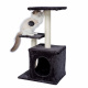 Aga Škrabadlo pro kočky 30x45x70 cm Černé