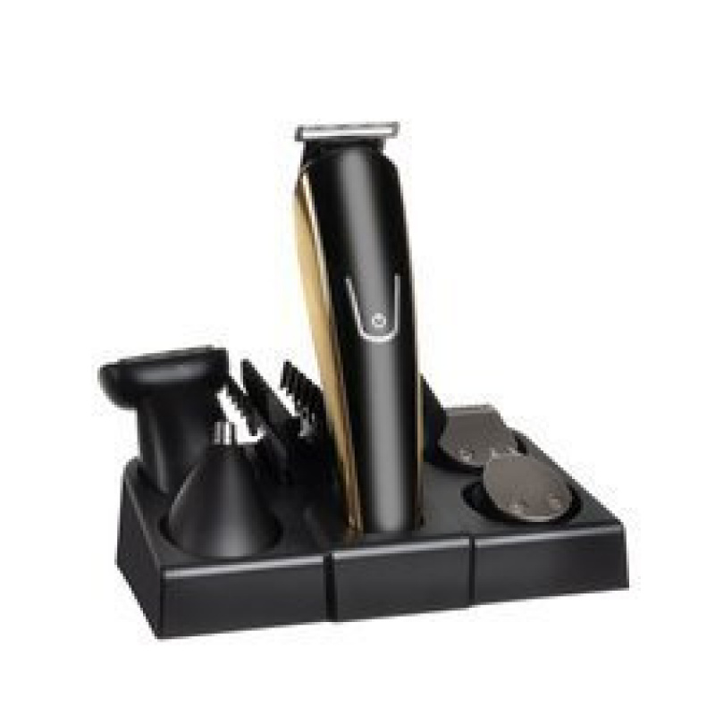 Zastřihovač vlasů Černo - zlatý ISO 15370