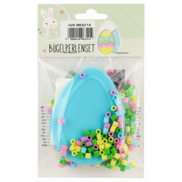 Kreativní sada DIY 2 šablony vejce + korálky