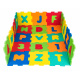 Podlahová podložka s 36 puzzle pro děti od 10 m + odnímatelná čísla a písmena + EVA pěna + jasné barvy