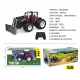 Traktor + Buldozer R/C 1:24 Červený