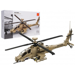 Sada Stavebnic Vojenský Vrtulník 255ks.