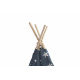 Aga4Kids Dětské Teepee Hvězdy Tmavě modrá