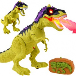 Dinosaurus na ovládání r/c T-Rex kouřový RC0592
