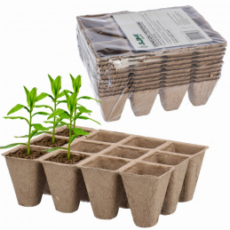Rašelinové květináče 120 kusů pro sazenice