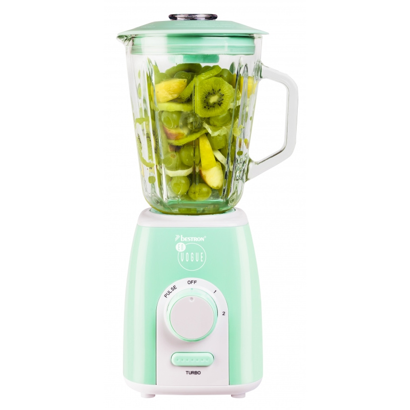 Bestron Stolní mixér z kolekce En Vogue - Pastelově zelená