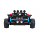 Dětská závodní buggy na baterie 5 Blue + motory 2x200W + dálkové ovládání + zvuková LED dioda + pomalý start