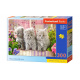 CASTORLAND Puzzle 300 dílků - Tři šedá koťata