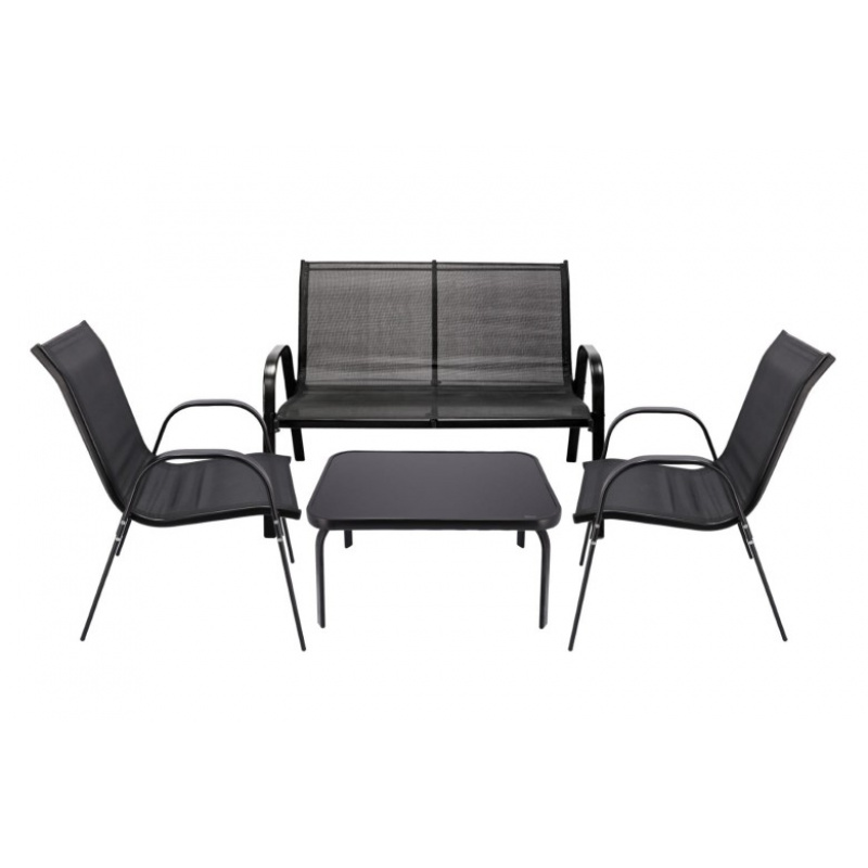 Zahradní nábytek FIESTA - stůl, pohovka, 2 křesla