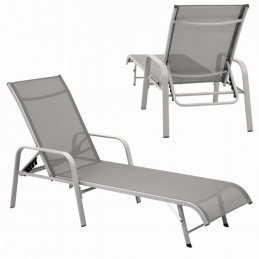 Zahradní lehátko 5 poloh nastavení opěradla