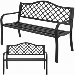 Zahradní lavička - ocelová