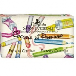 Přírodní rostlinné mýdlo v kostce pro děti Květ Bavlny 100 g FLORINDA univerzální