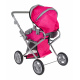 Růžový kočárek 2 v 1