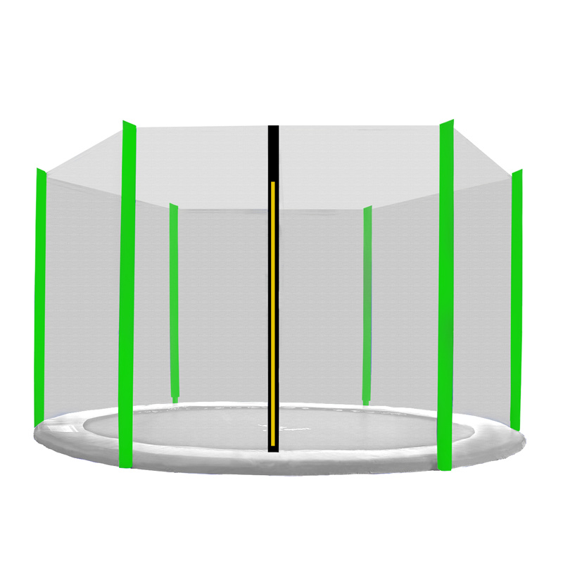 Aga Ochranná síť 430 cm na 6 tyčí Černá síť / Světle zelená
