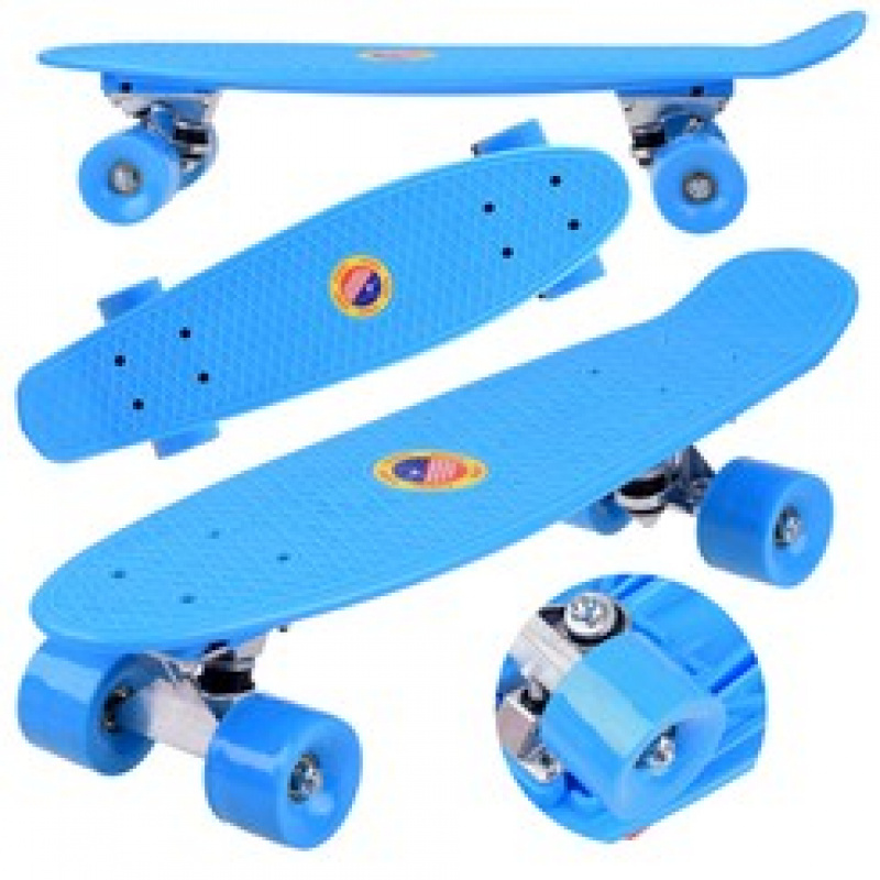FISZKA barevný skateboard SP0575