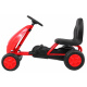 První šlapací motokára pro nejmenší Red + Řetězový pohon + Kola s gumou