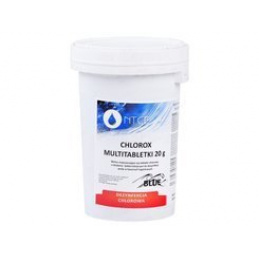 Chlorox Multitabletky Chlorox 20g Chemie do bazénu 1KG BLUE univerzální