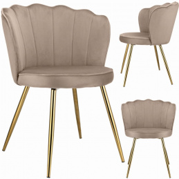 Čalouněná židle Fiore z veluru