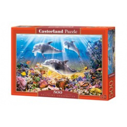 CASTORLAND Puzzle 500 dílků - Delfíni pod vodou