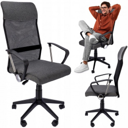 Otočná židle ZOOM - tmavě šedá