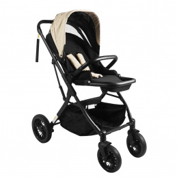 Aga Sportovní kočárek Černo/Béžový