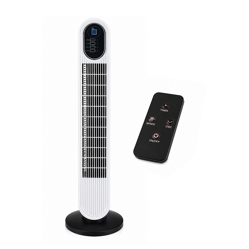Aga Sloupový ventilátor 79 cm Bílý