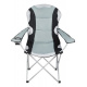 Zahradní a kempingová židle polstrovaná šedá Malatec 2300