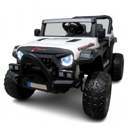 AUTO X16 R-SPORT BÍLÝ Auto na akumulátor EVA KŮŽE Pilot Lithium-iontový akumulátor