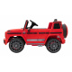 Mercedes AMG G63 pro děti Červený + dálkové ovládání + MP3 LED + pomalý start + EVA + pásy