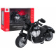 Kovová Motorka Černá s Funkcí Světel a Zvuku