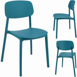 Plastová židle LARA marine