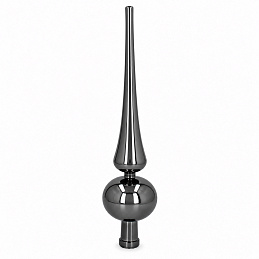 Aga Vánoční špice na stromeček 30 cm Grafitová