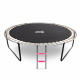 Aga SPORT PRO Trampolína 305 cm Růžová + ochranná síť + žebřík